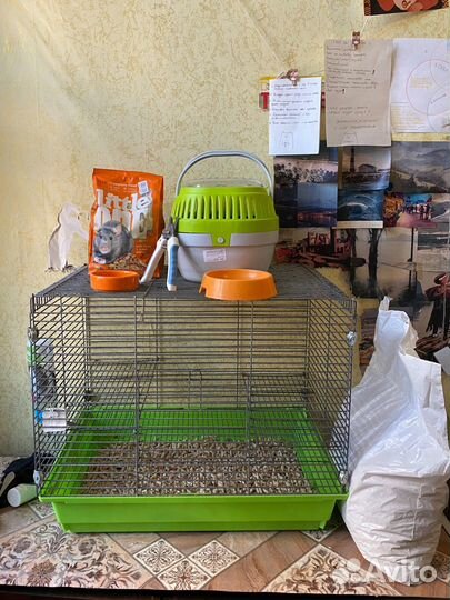 Клетка для крысы (+ комплект необходимых вещей)