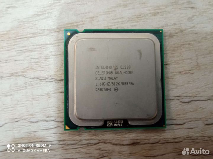 Процессор intel E1200