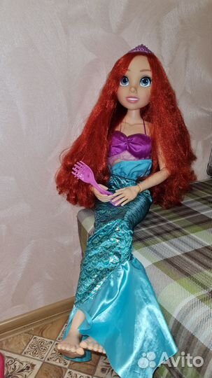 Кукла-русалочка Ариэль 80см
