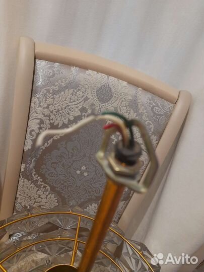 Люстра хрустальная,Искра, СССР