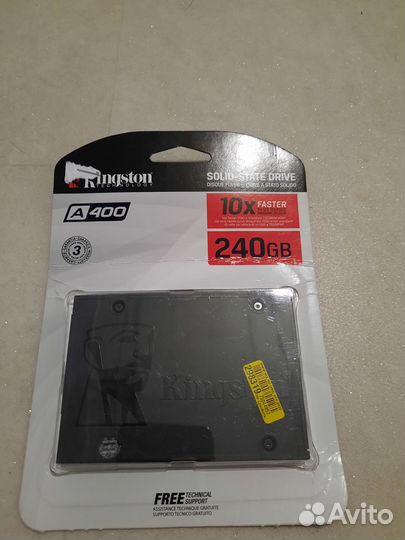 SSD накопитель Kingston A400 240гб