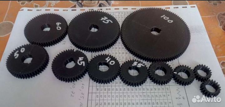 Шестерни гитары тв - 16 MN80 (школьник)