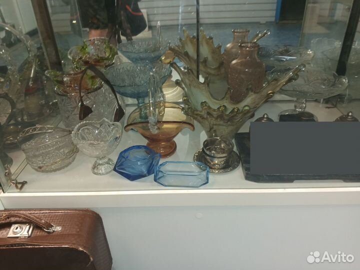 Стеклянная и хрустальная посуда СССР