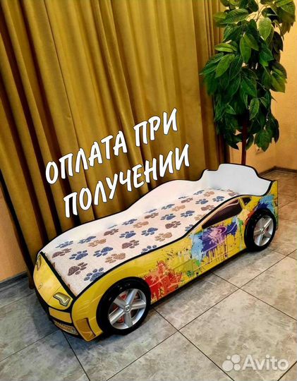 Кровать машинка детская