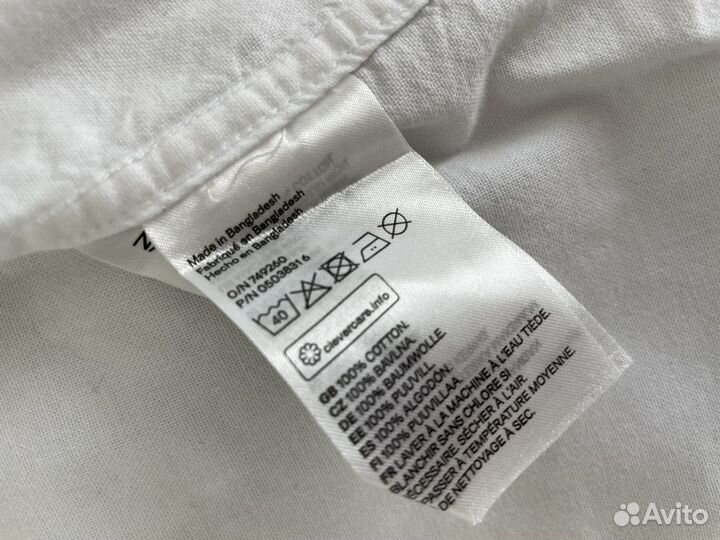 Рубашка h&m 4/5 лет