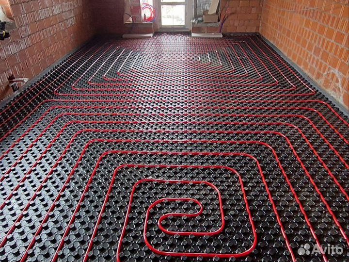 Монтаж теплого пола