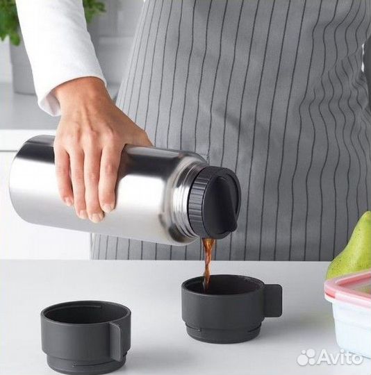 Стальной термос икеа 1 л