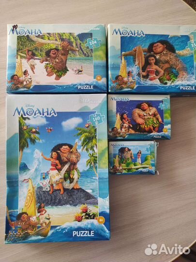 Пазлы из мультфильма Моана