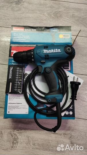 Дрель-шуруповерт Makita DF0300X2, сетевой