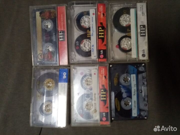 Аудио кассеты б\у разных производителей