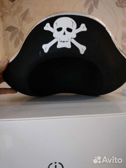 Шляпа пирата, карнавальные костюм