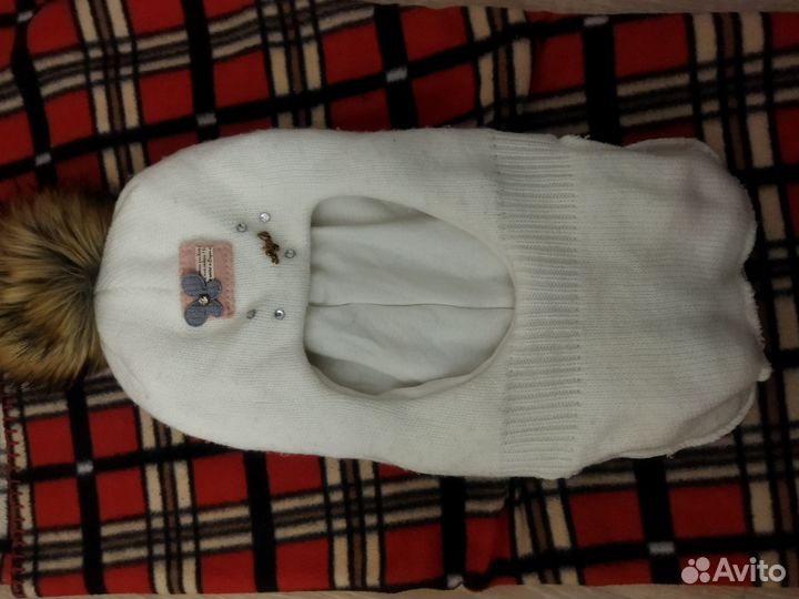 Шапка шлем для девочки