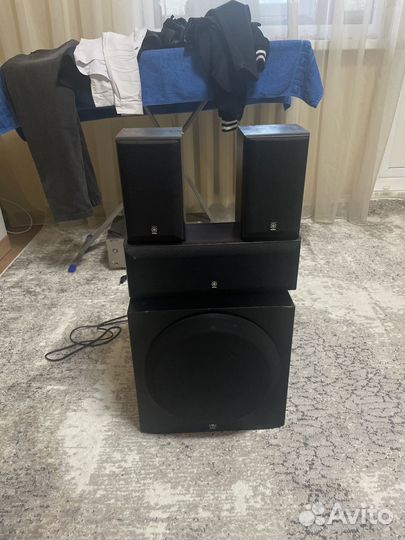 Ресивер и вся акустическая система Yamaha