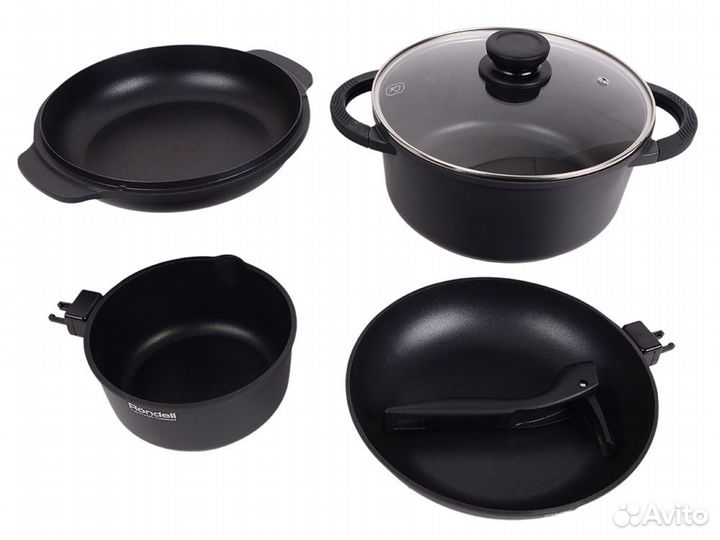 Набоp посуды (антипригарное покрытие) Rоndell