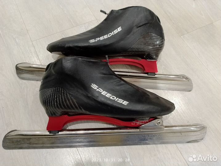 Коньки конькобежные р 42, лезвия Viking