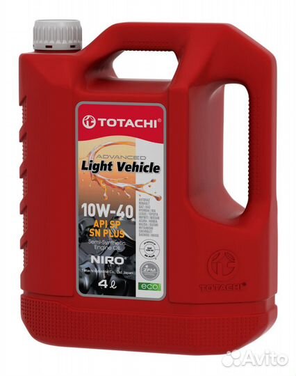 Моторное масло totachi niro LV Semi-Synthetic 10W