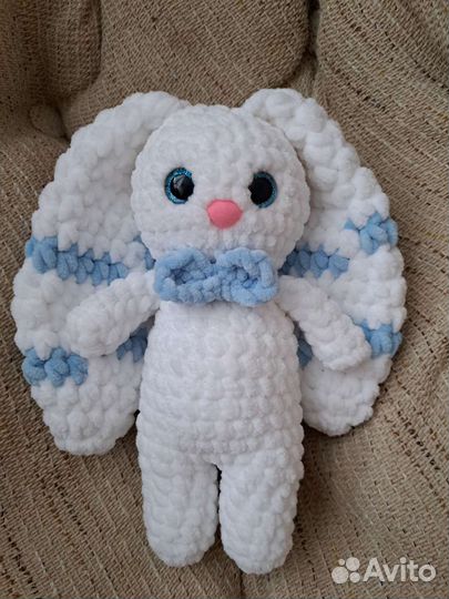 Мягкие игрушки и корзинки из трикотажной пряжи