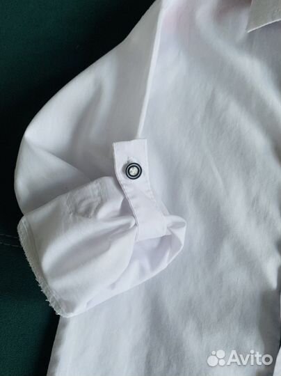 Рубашка белая 122-128