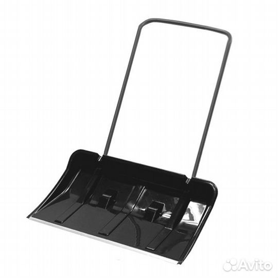 Скрепер на колесиках (черный)