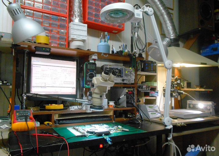 Ремонт модуля управления и платы микросхем