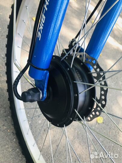 Электровелосипед трехколесный взрослый с корзиной