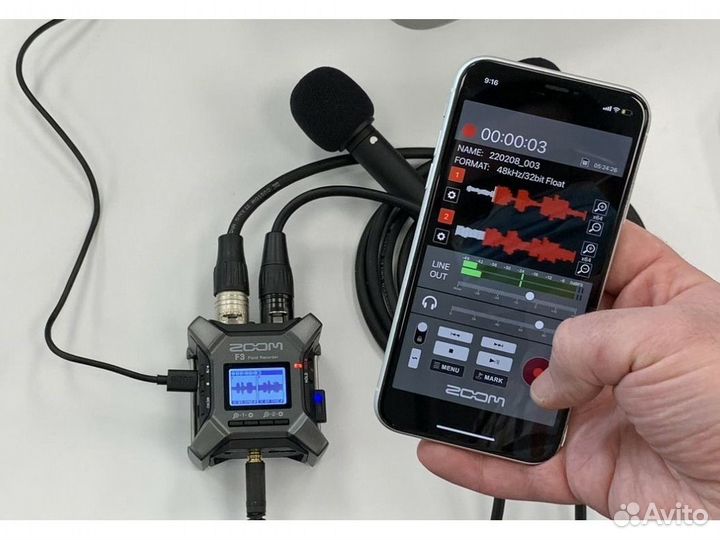Zoom F3 полевой рекордер