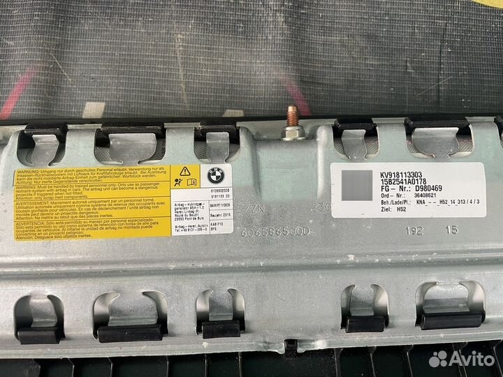 Подушка безопасности коленная правая BMW F06 F10