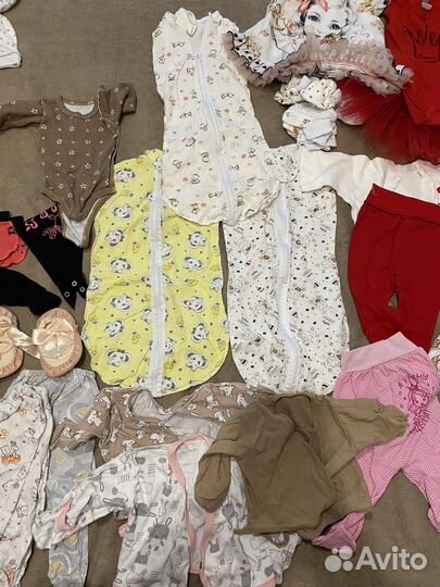 Вещи пакетом на девочку (два пакета)