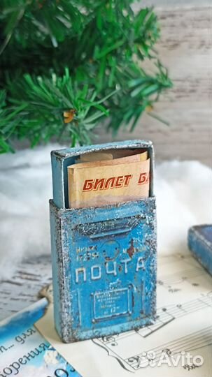 Ёлочная игрушка на ёлку, почтовый ящик-сюрпризница