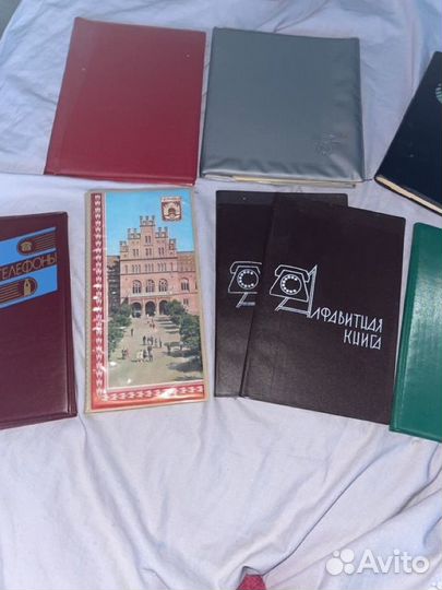 Алфавитные телефонные книжки СССР новые