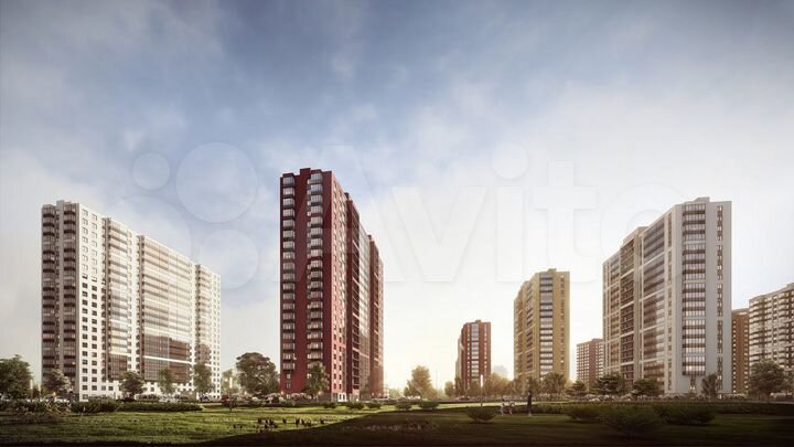 1-к. квартира, 39 м², 17/21 эт.