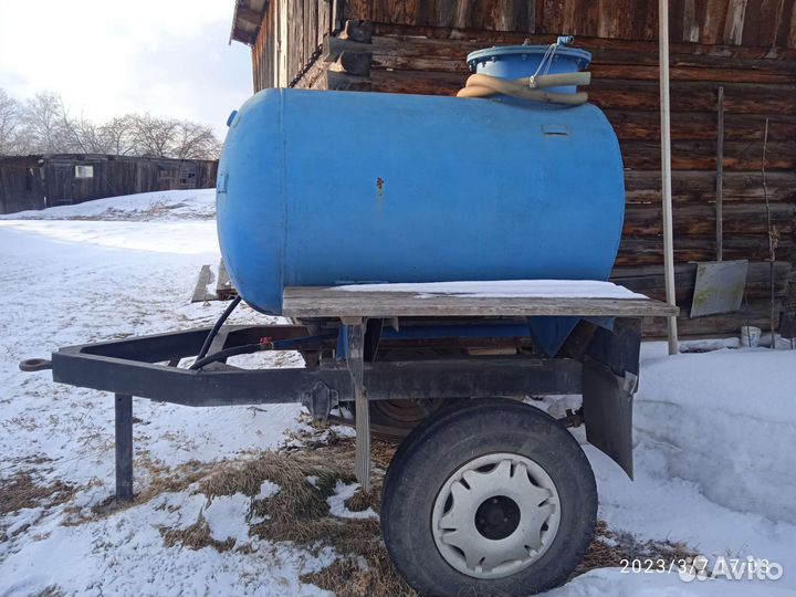 Прицеп с бочкой