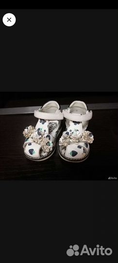 Босоножки для девочки 19 размер