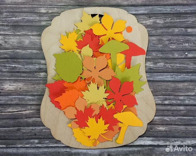 Листья вырубки для скрапбукинга