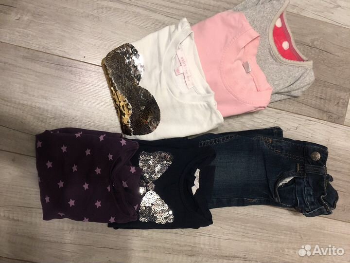 Вещи пакетом на девочку. 98-104