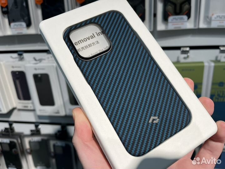 Чехол Pitaka MagEZ Case 3 Blue iPhone 14 Pro