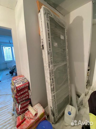 Окно-Балконная дверь новая Rehau