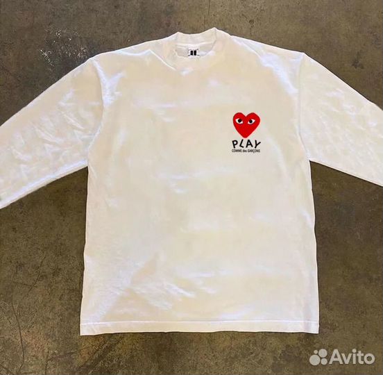 Лонгслив comme des garcons cdg