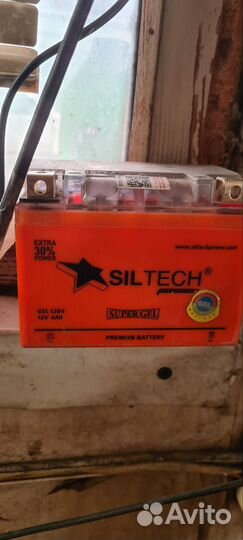 Гелевый акб siltech 12v 4ah