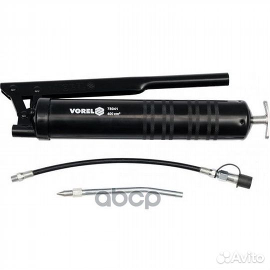 Шприц для смазки ручной, 400 см3, с удлинителям