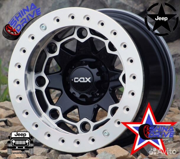 Диски Jeep COX Beadlock R17 5x127 Black Polished