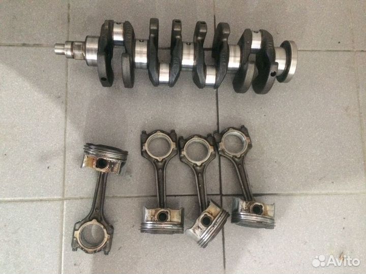 Коленвал. шатун. F14D4 Шевроле Авео 1.6л