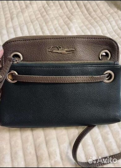 Сумка из натуральной кожи бу