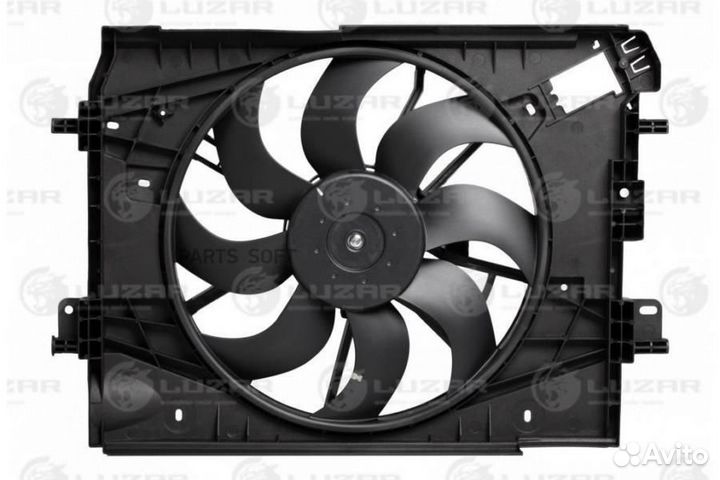 Вентилятор двигателя Лада Vesta (15) /Renault Loga