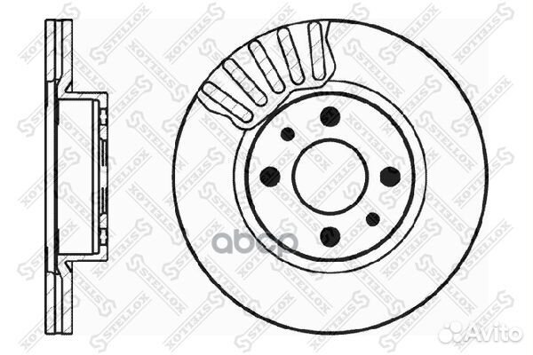 6020-9924V-SX диск тормозной передний Alfa Rom