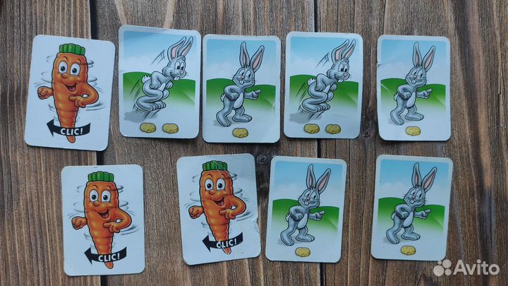 Настольная развивающая игра Выдерни морковку