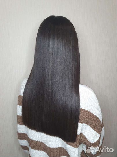 Кератиновое выпрямление/ ботокс волос/ нанопласти