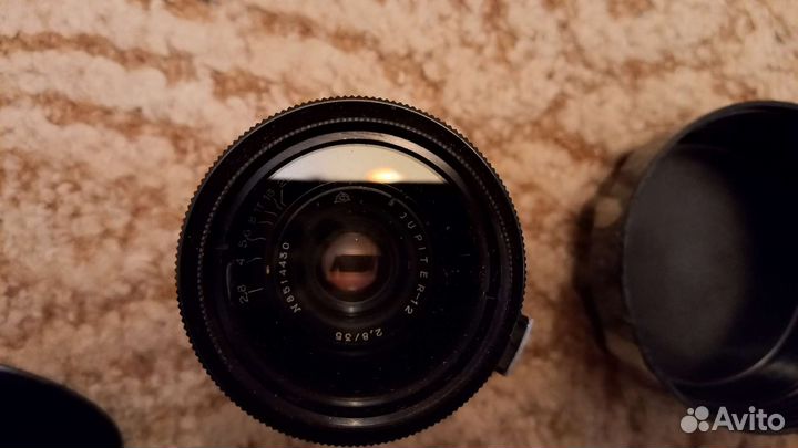 Комплект советских фотоаппаратов и объективов