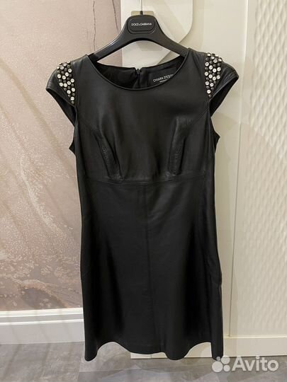 Кожаное платье