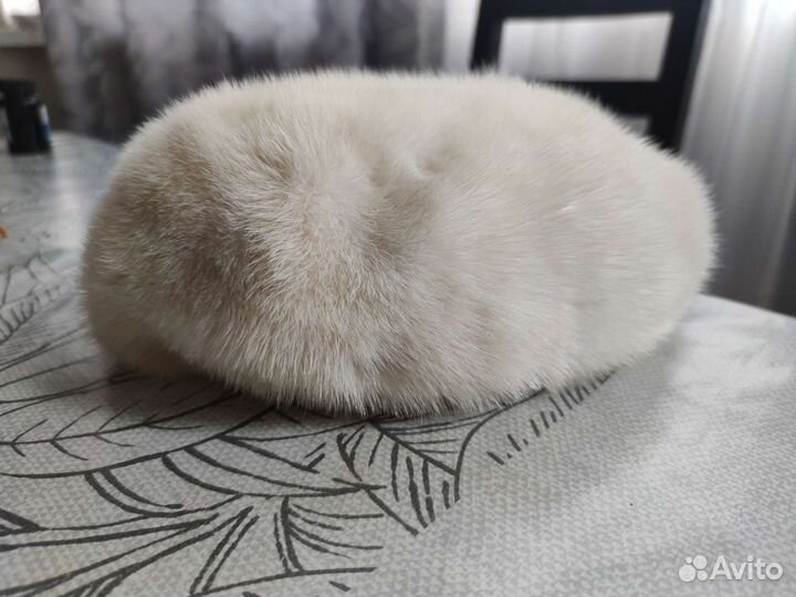 Берет норковый 28 см